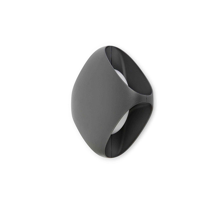 Настенный светильник Faro 71212 BU-OH Dark grey wall lamp, 12 Вт, 310 лм, 3000K