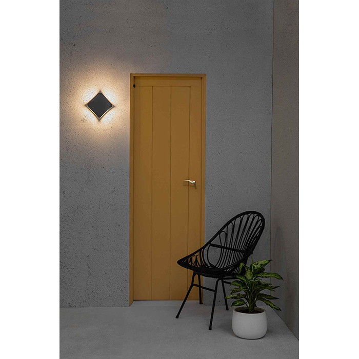 Настенный светильник Faro 71212 BU-OH Dark grey wall lamp, 12 Вт, 310 лм, 3000K