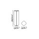 Парковый светильник Faro 71214 BU-OH 560 Dark grey beacon lamp, 12 Вт, 310 лм, 3000K