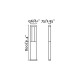 Парковый светильник Faro 71217 NANDA 800 Dark grey beacon lamp, 12 Вт, 500 лм, 3000K