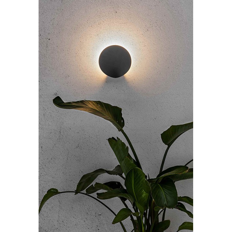 Бра - Faro 71223 LOTUS Dark grey wall lamp, 18 Вт, 1120 лм, 3000K