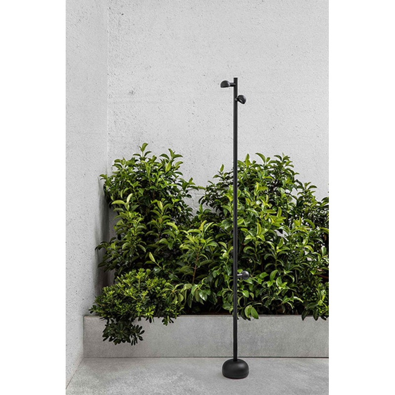 Торшер - Faro 71254 Brot 1800 Black pole lamp, 10 Вт, 930 лм, 2700K