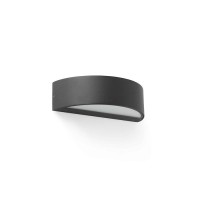 Настенный светильник Faro 71276 OVAL Dark grey wall lamp, 10 Вт, 450 лм, 3000K