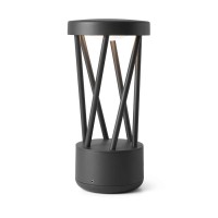 Парковий світильник Faro 71286 TWIST 300 Dark grey post lamp, 10 Вт, 500 лм, 3000K