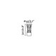 Парковый светильник Faro 71286 TWIST 300 Dark grey post lamp, 10 Вт, 500 лм, 3000K