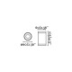 Точечный светильник Faro 71372 OLOT White ceiling lamp