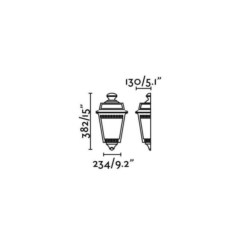 Настенный светильник Faro 71424 ARGOT Rust 1/2 wall lamp