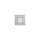 Грунтовый светильник Faro 71499N LED 18 SQ Inox square recessed lamp 3000K, 3 Вт, 51.4 лм, 3000K