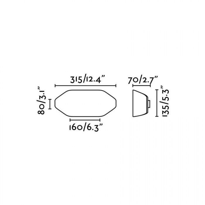 Настенный светильник Faro 71516 FUTURE White wall lamp
