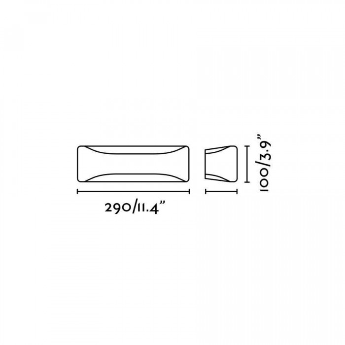 Настенный светильник Faro 71519 VIEW Dark grey wall lamp