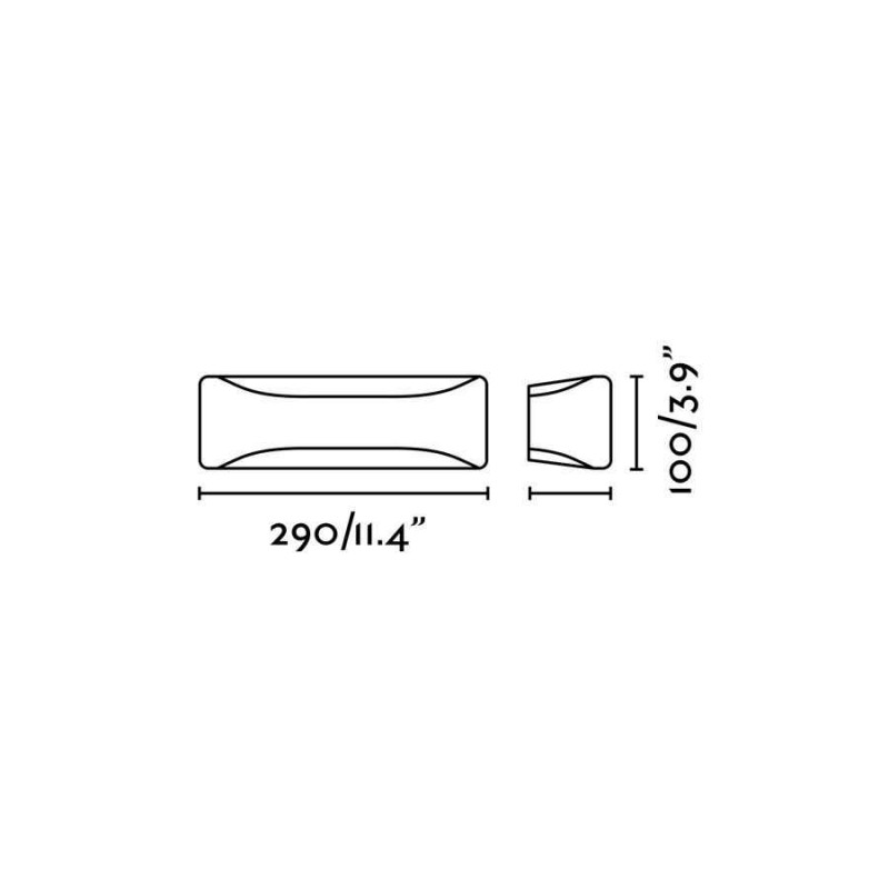 Настенный светильник Faro 71519 VIEW Dark grey wall lamp