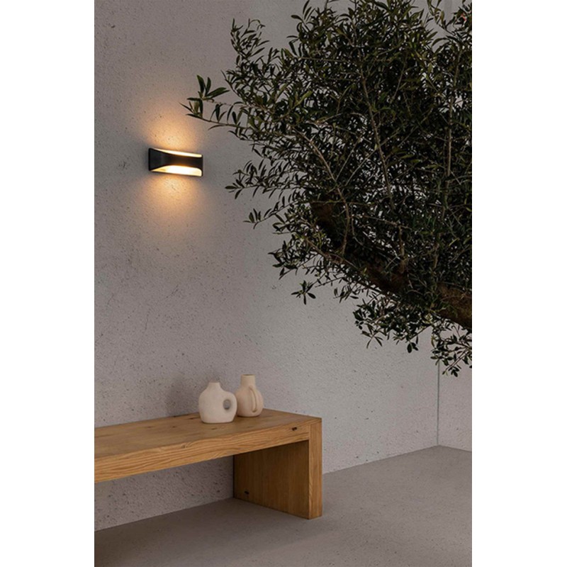 Настенный светильник Faro 71519 VIEW Dark grey wall lamp