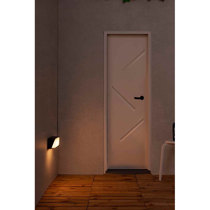 Настенный светильник Faro 71537 HALF Dark grey wall lamp, 20 Вт, 1350 лм, 3000K