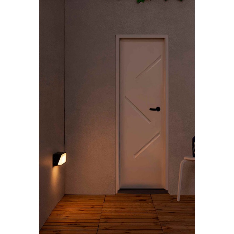 Настенный светильник Faro 71537 HALF Dark grey wall lamp, 20 Вт, 1350 лм, 3000K