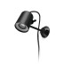 Спот - Faro 71546 FLOW Black wall lamp with spike