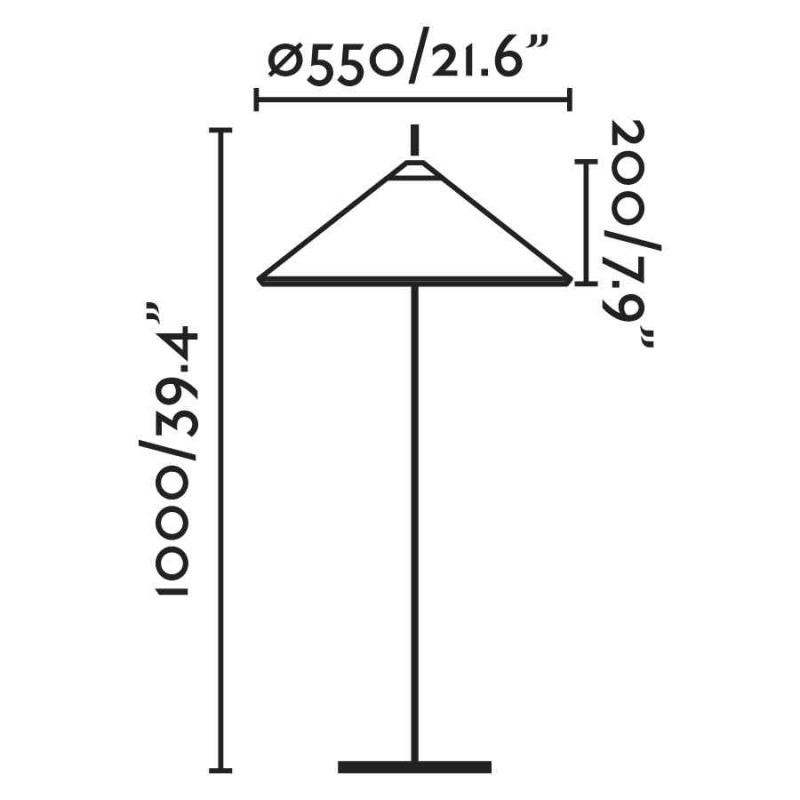 Торшер - Faro 71575-01 Saigon OUT 1150 R55 Grey/Matt white floor lamp