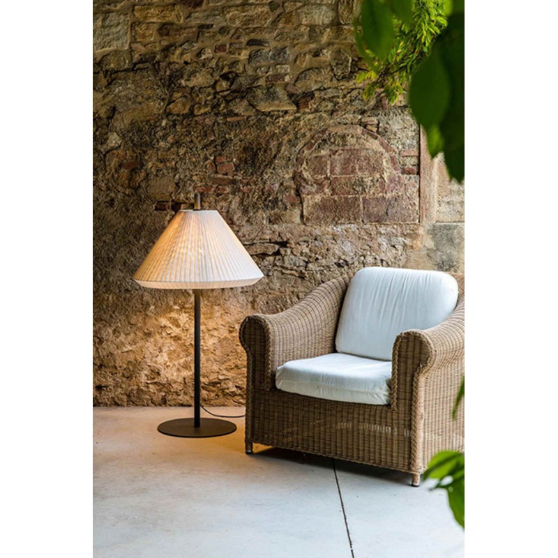 Настольная лампа Faro 71575-05 Saigon OUT 1200 T70 Grey/matt white floor lamp