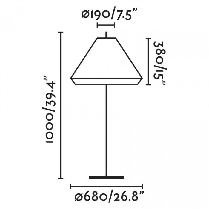 Настільна лампа Faro 71575-07 Saigon OUT 1200 W70 Grey/brown floor lamp