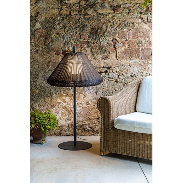 Настільна лампа Faro 71575-07 Saigon OUT 1200 W70 Grey/brown floor lamp