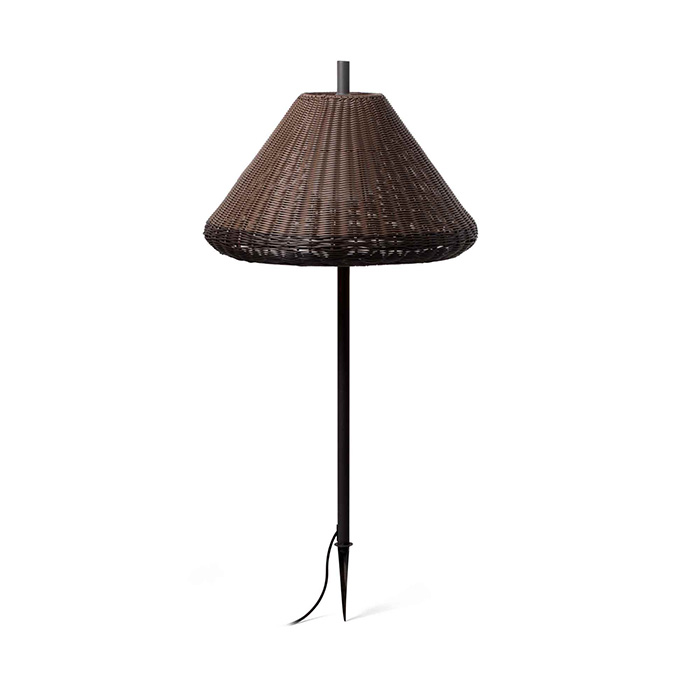 Грунтовий світильник Faro 71575P-07 Saigon OUT Grey/brown spike 1M W70