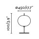 Настольная лампа Faro 71576-04 Saigon OUT 600 R45 Grey/matt white floor lamp