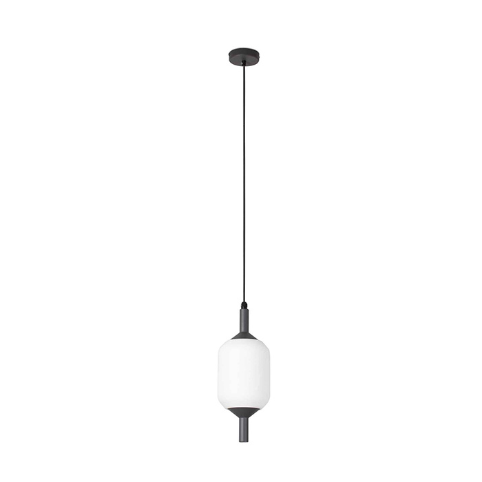 Підвісний світильник Faro 71579C-03 Saigon OUT R17 Grey/matt white pendant lamp cone cap