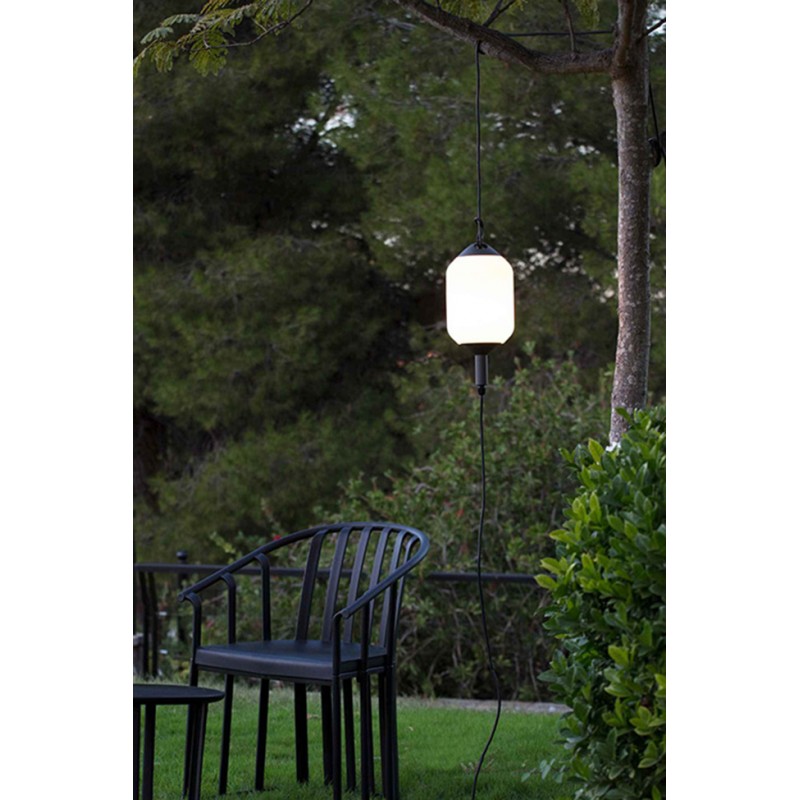 Подвесной светильник Faro 71579C-03 Saigon OUT R17 Grey/matt white pendant lamp cone cap