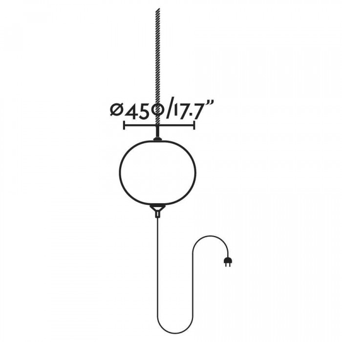 Основа для світильника Faro 71584-04 Saigon OUT R45 Grey/matt white portable and pendant lamp hole cap