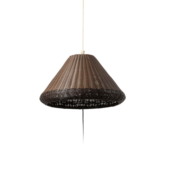 Підвісний світильник Faro 71584-07 Saigon OUT Grey/brown portable and pendant lamp W70 hole cap