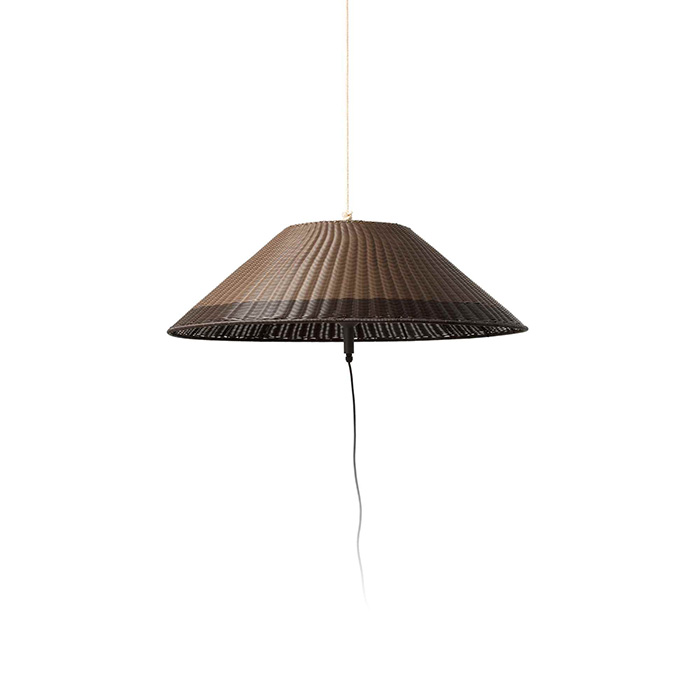 Підвісний світильник Faro 71584-08 Saigon OUT Grey/brown portable and pendant lamp W100 hole cap