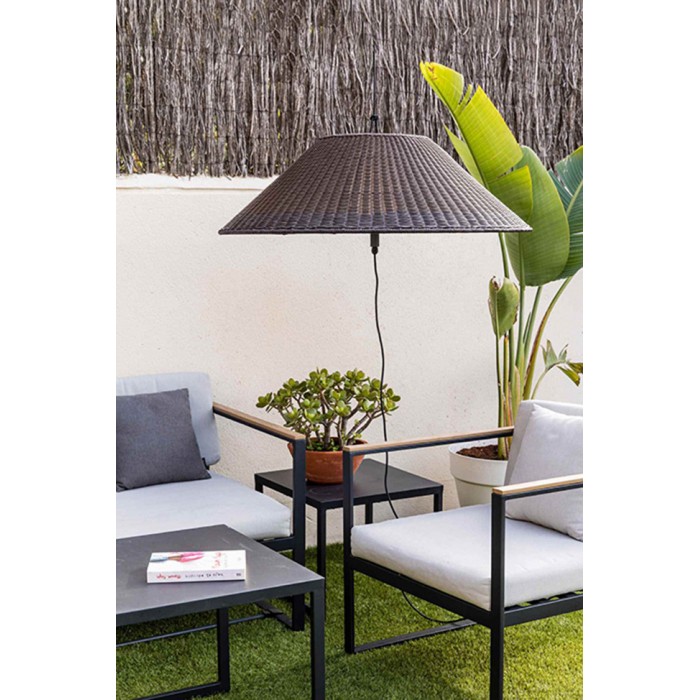 Підвісний світильник Faro 71584-08 Saigon OUT Grey/brown portable and pendant lamp W100 hole cap