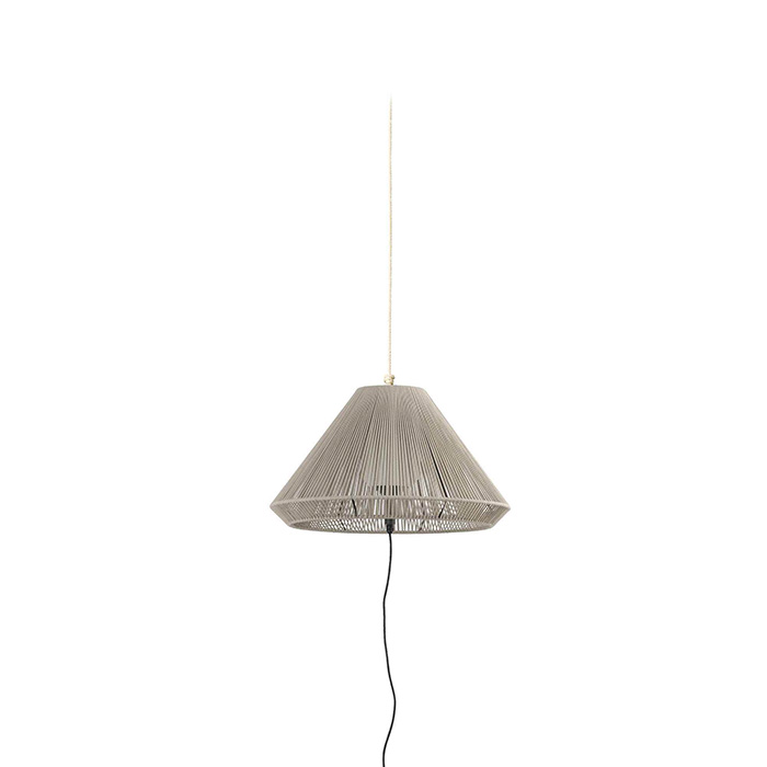 Підвісний світильник Faro 71584-09 Saigon OUT C70 Grey/beige portable and pendant lamp hole cap