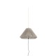 Подвесной светильник Faro 71584-09 Saigon OUT C70 Grey/beige portable and pendant lamp hole cap