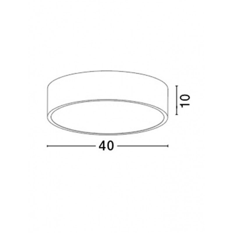 Потолочный светильник Nova Luce 7165202 Roda, 30 Вт, 1800 лм, 3000K
