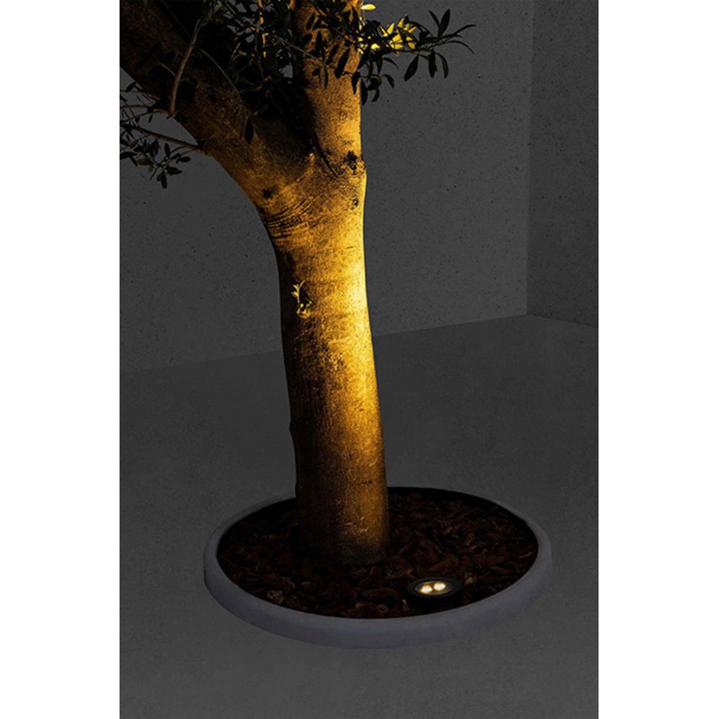 Грунтовый светильник Faro 71701 TRAS 2L Black orientable recessed lamp, 4 Вт, 462 лм, 3000K