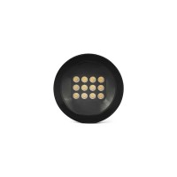 Грунтовый светильник Faro 71716 TRAS 12L Black recessed lamp 13?, 25 Вт, 2580 лм, 3000K