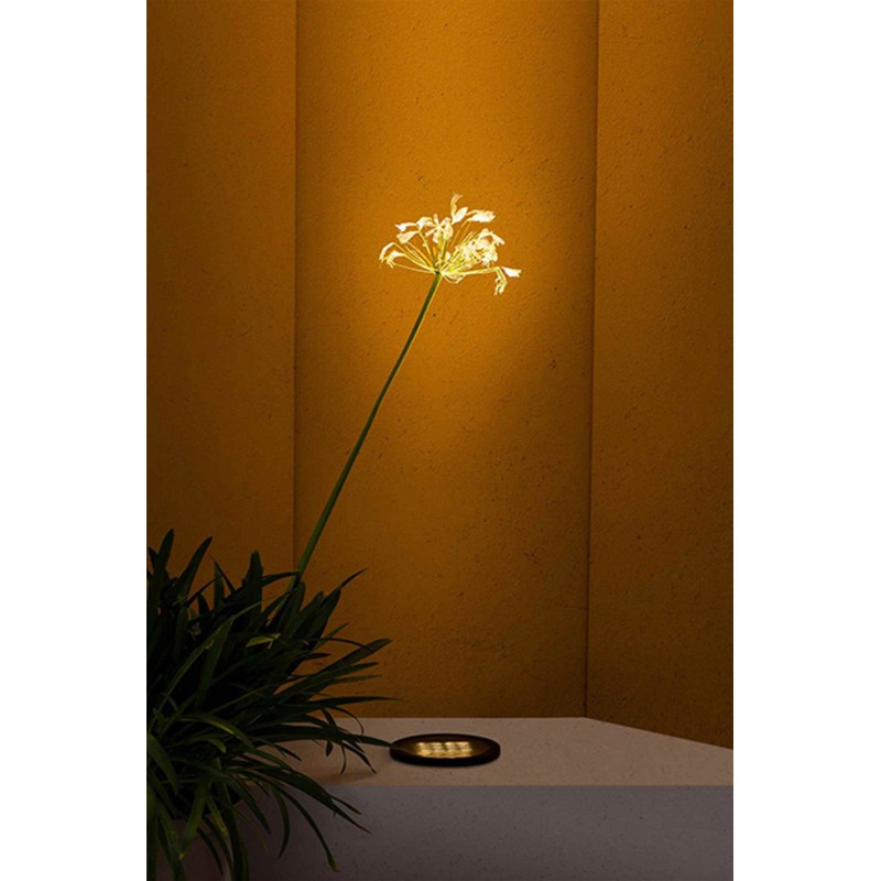 Грунтовый светильник Faro 71716 TRAS 12L Black recessed lamp 13?, 25 Вт, 2580 лм, 3000K