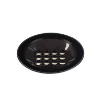 Грунтовый светильник Faro 71717 TRAS 12L Black recessed lamp 40?, 25 Вт, 2580 лм, 3000K