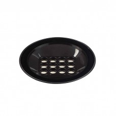 Грунтовый светильник Faro 71717 TRAS 12L Black recessed lamp 40?, 25 Вт, 2580 лм, 3000K