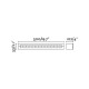 Грунтовый светильник Faro 71733 Falls 500 Orientable downlight 18W 30x60?, 16 Вт, 1413 лм, 3000K