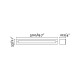 Грунтовый светильник Faro 71737 Falls 500 Downlight 11W 3000K, 11 Вт, 316 лм, 3000K