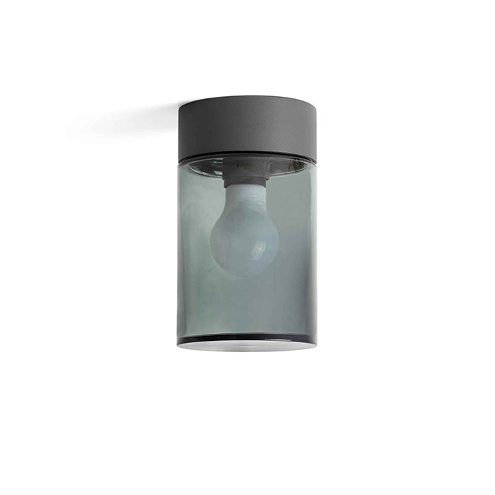 Стельовий світильник Faro 71741 KILA 200 Dark grey ceiling lamp smoked