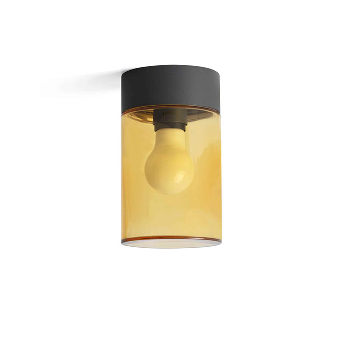 Стельовий світильник Faro 71742 KILA 200 Dark grey ceiling lamp amber