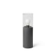 Парковый светильник Faro 71746 KILA 400 Dark grey beacon lamp transparent