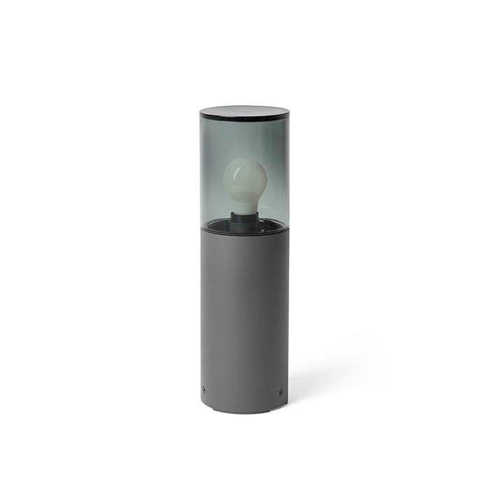 Парковий світильник Faro 71747 KILA 400 Dark grey beacon lamp smoked