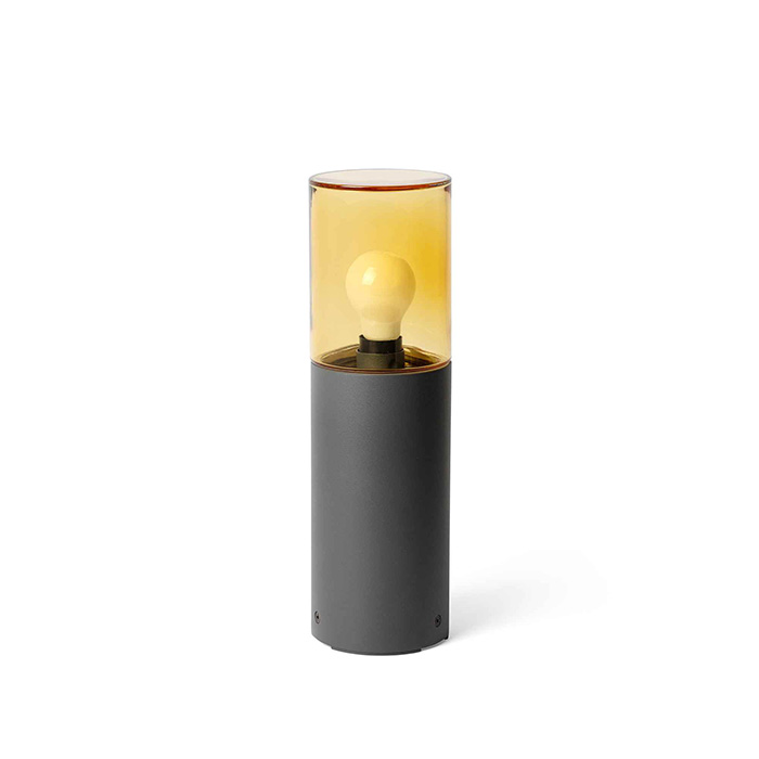 Парковий світильник Faro 71748 KILA 400 Dark grey beacon lamp amber
