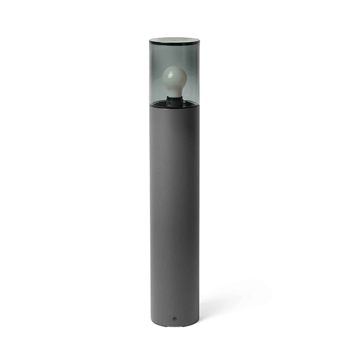 Парковий світильник Faro 71750 KILA 700 Dark grey beacon lamp smoked