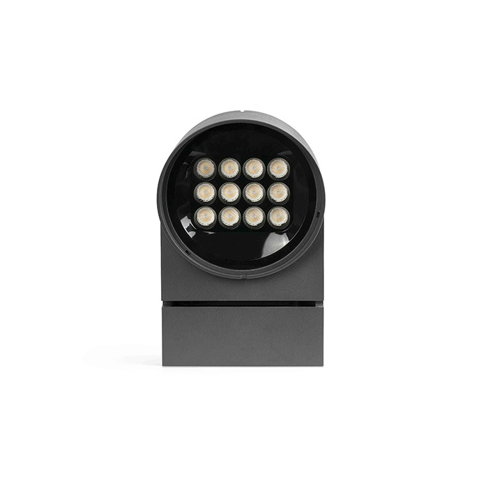Настенный светильник Faro 71771 MUUR 250 Dark grey projector lamp, 28.5 Вт, 1877 лм, 3000K