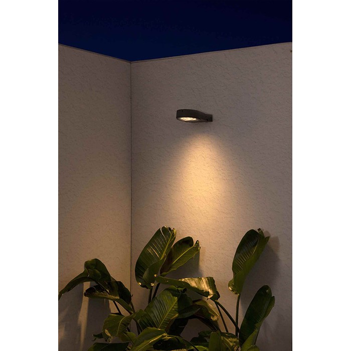 Настенный светильник Faro 71771 MUUR 250 Dark grey projector lamp, 28.5 Вт, 1877 лм, 3000K