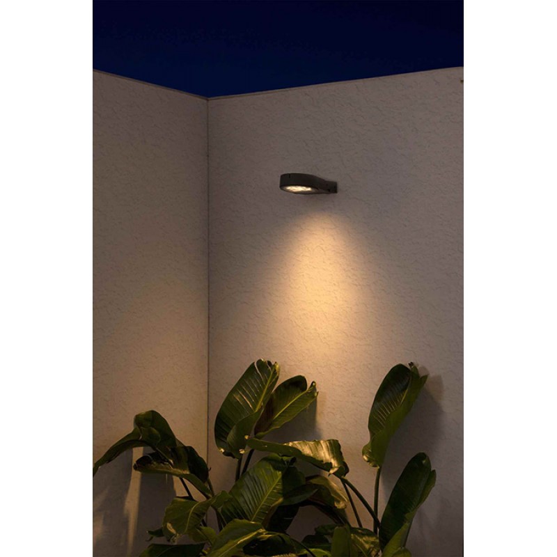Настенный светильник Faro 71771 MUUR 250 Dark grey projector lamp, 28.5 Вт, 1877 лм, 3000K